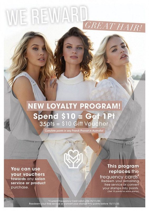 Loyalty Program - Franck Provost Hair Salons Loyalty Program - Franck Provost Hair Salons